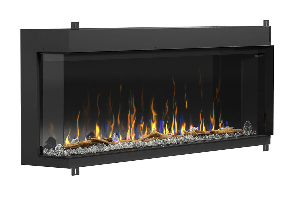 Dimplex IgniteXL Bold 88" Smart Linear Multi-Side View Built-In Electric Fireplace