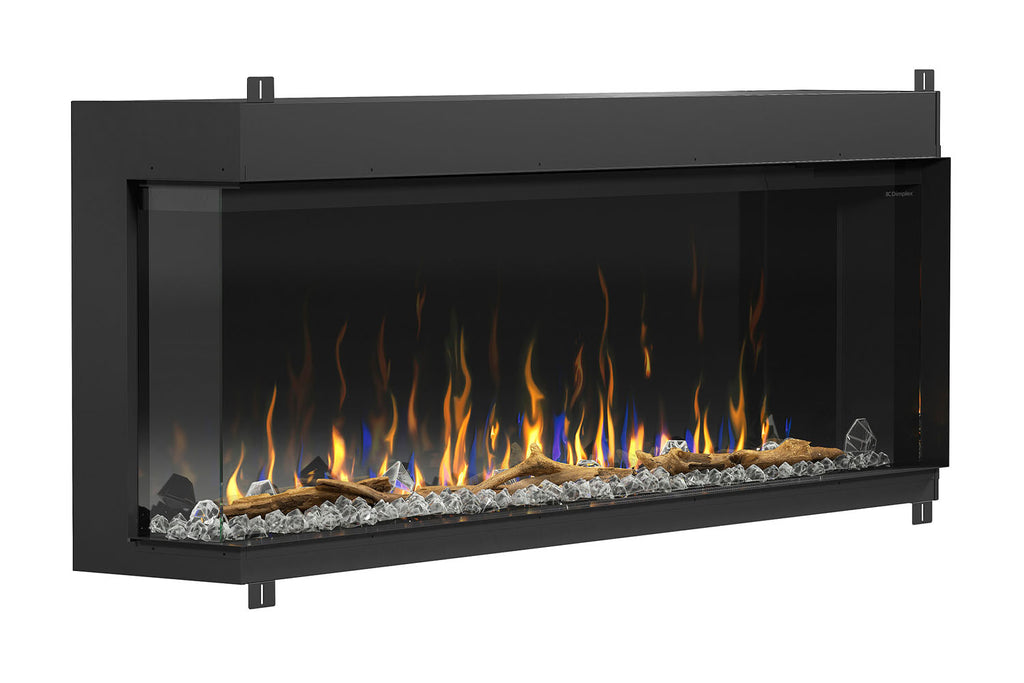 Dimplex IgniteXL Bold 74" Smart Linear Multi-Side View Built-In Electric Fireplace