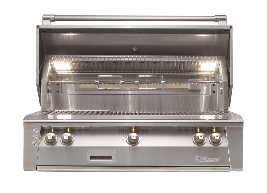 Alfresco ALXE 42-Inch Built-In Gas Grill with Sear Zone