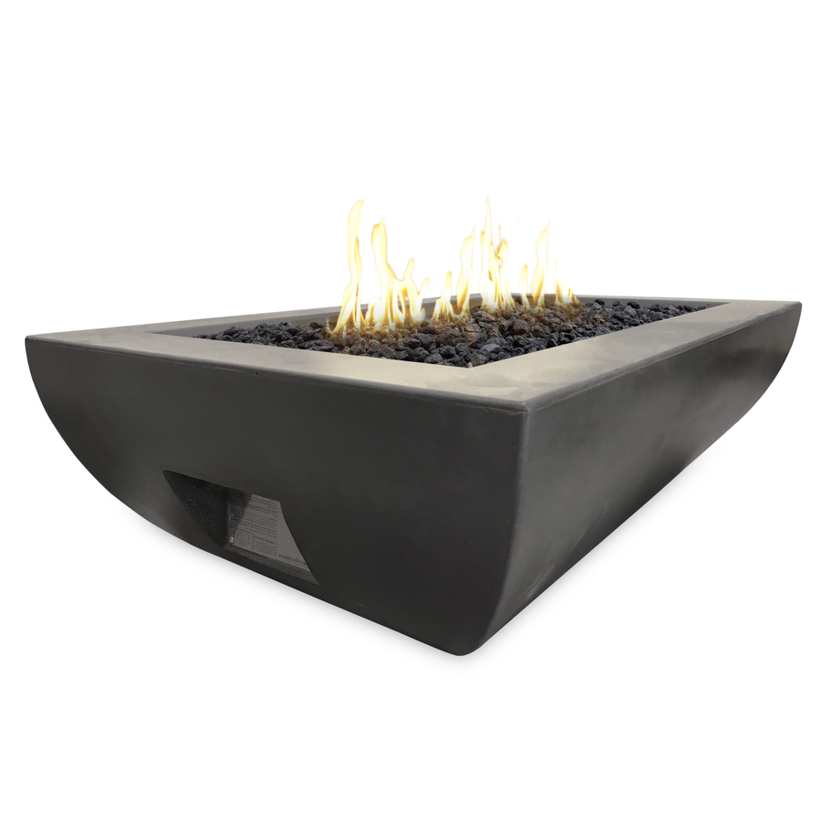 50″ Bordeaux Rectangle Fire Bowl