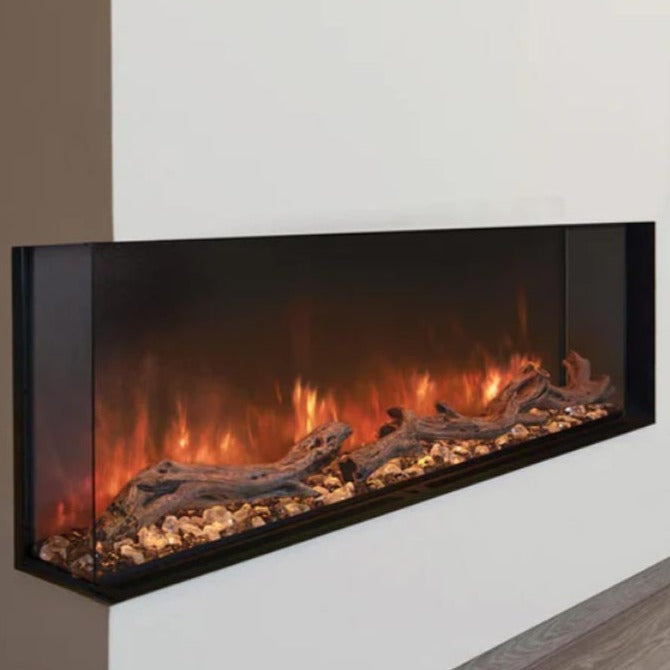 Modern Flames Landscape Pro Multi 56-Inch Three-Sided Electric Fireplace - Model LPM-5616-WMC