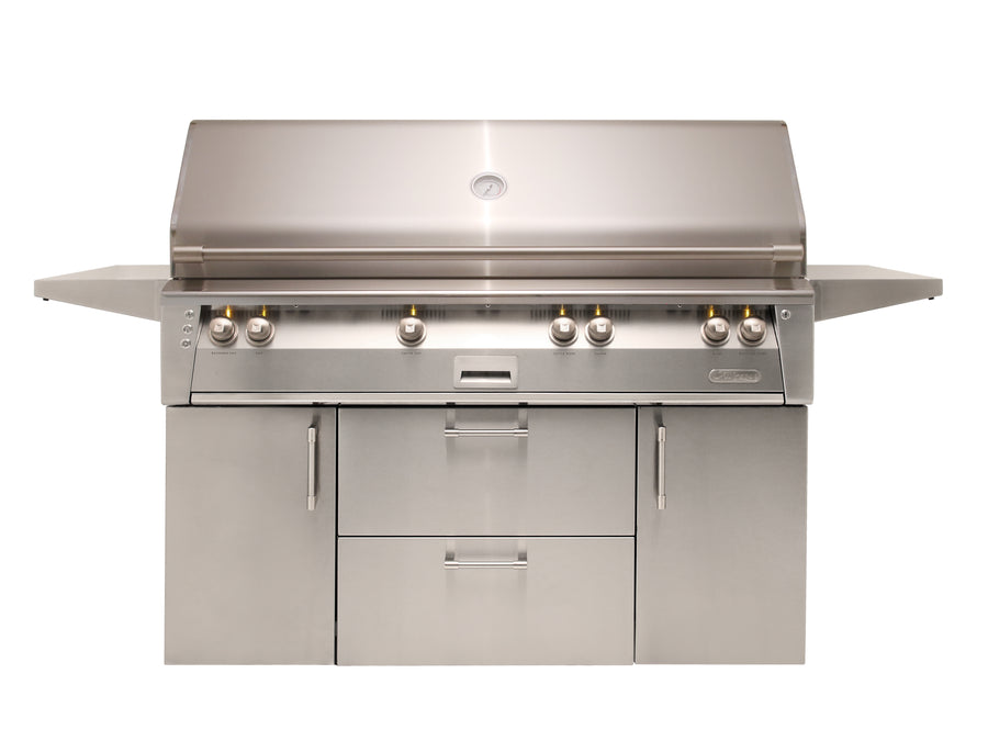 Alfresco ALXE 56-Inch Freestanding Gas Grill with Sear Zone