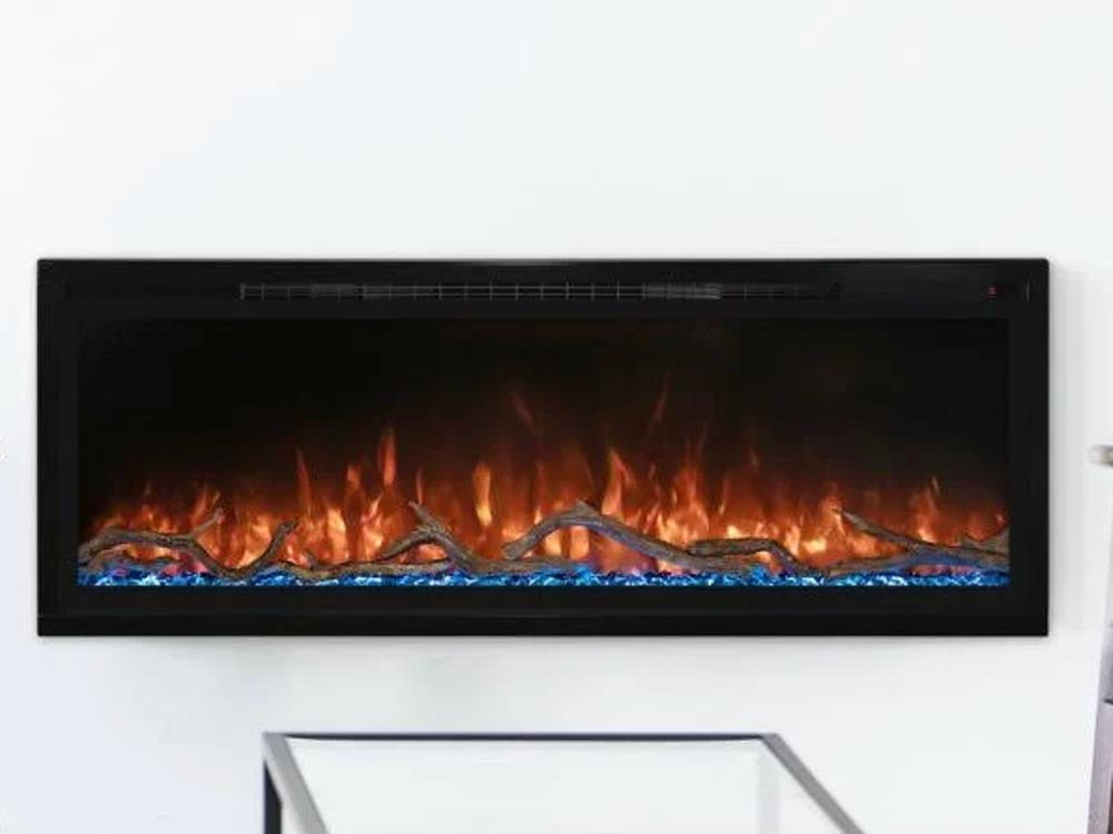 Modern Flames Spectrum Slimline 60-Inch Electric Fireplace - Wall Mount/Built-In - Model SPS-60B