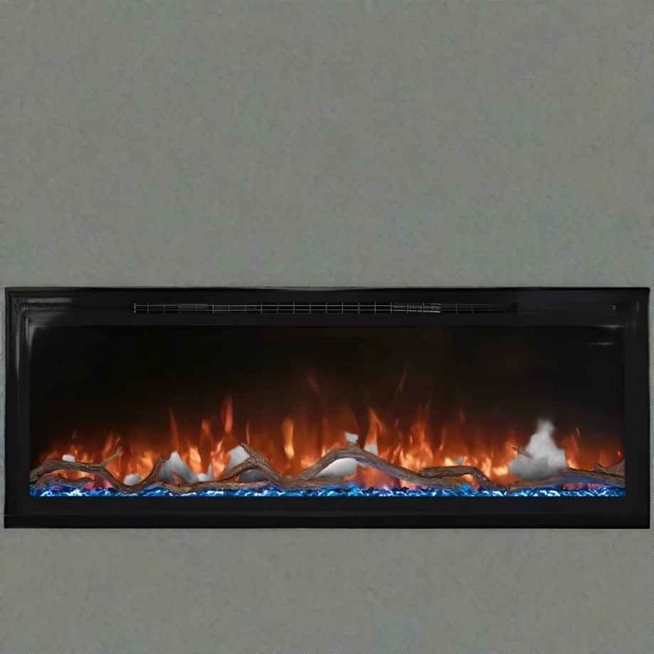 Modern Flames Spectrum Slimline 60-Inch Electric Fireplace - Wall Mount/Built-In - Model SPS-60B