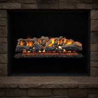 60" Charred Majestic Oak Vented Gas Log Set | Real Fyre