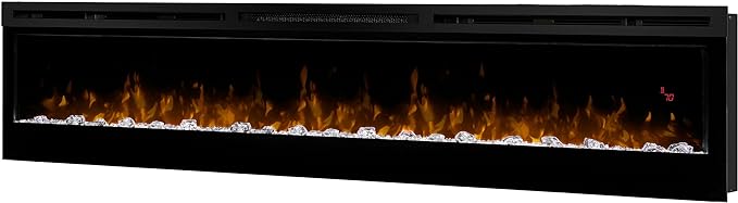 Prism Linear 74" Electric Fireplace - Acrylic Ice - Model BLF7451