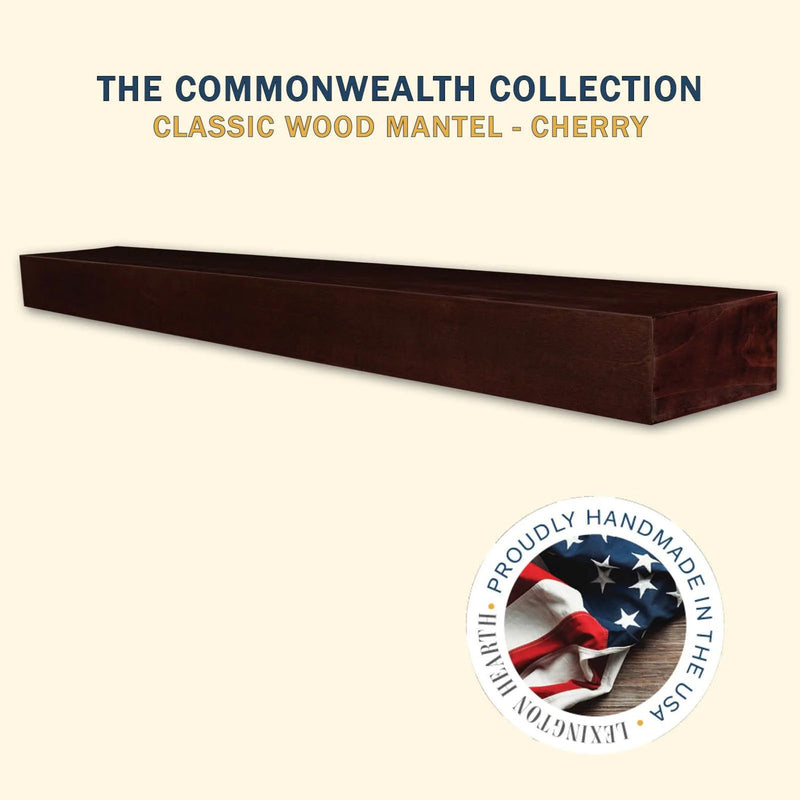 Classic Wood Mantel Shelf Kit Cherry