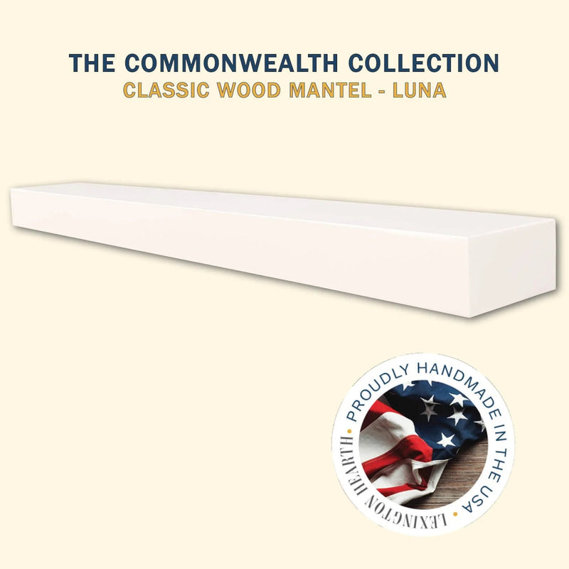 Classic Wood Mantel Shelf Kit Luna