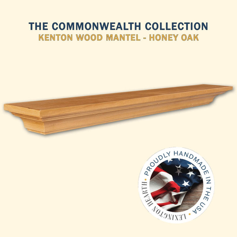 Kenton Wood Mantel Shelf Kit Honey Oak