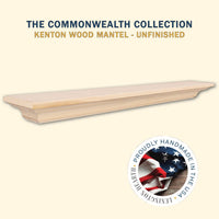 Kenton Wood Mantel Shelf Kit Unfinished