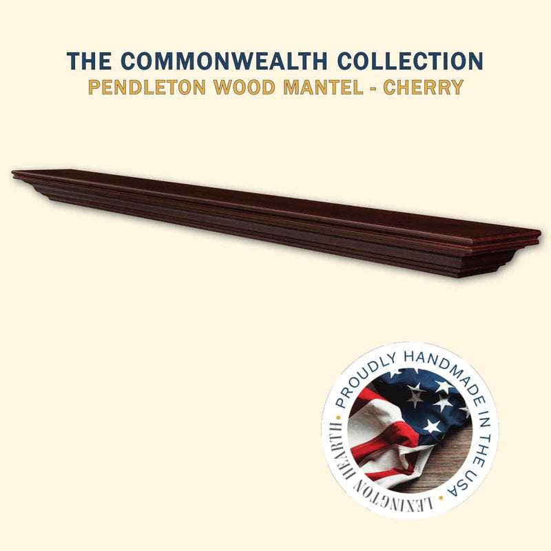 Pendleton Wood Mantel Shelf Kit Cherry