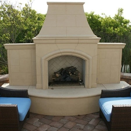 American Fyre Designs Grand Phoenix 113" Vented Outdoor Gas Fireplace