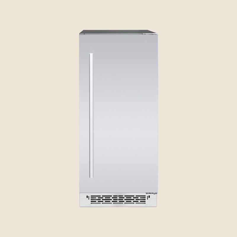Summerset 15" Outdoor Rated Nugget Ice Maker with Stainless Steel Door