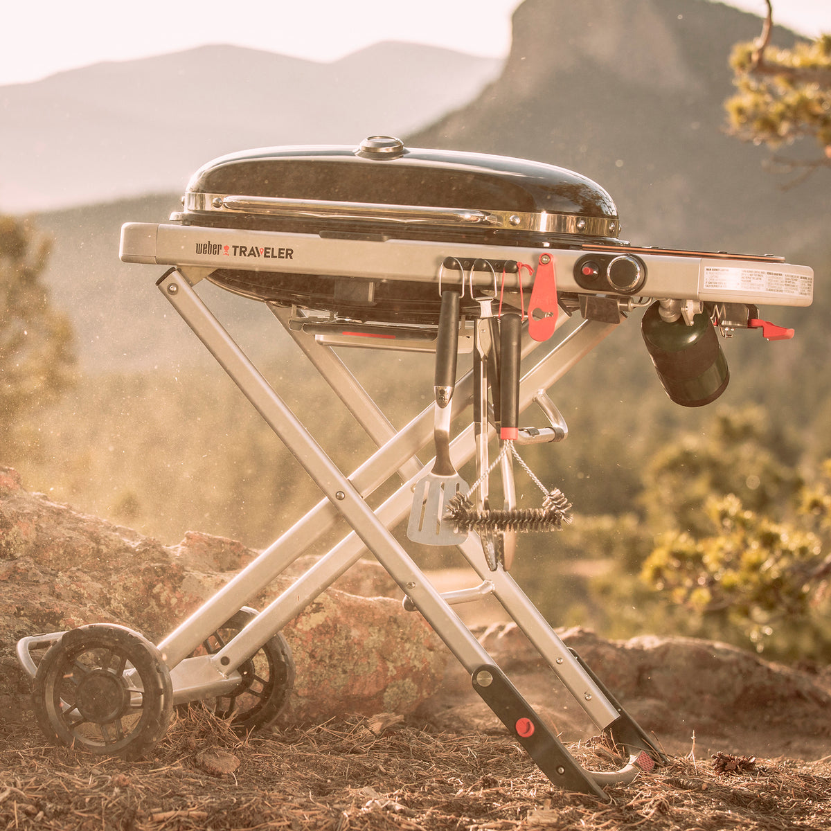 Weber Traveler® Portable Gas Grill