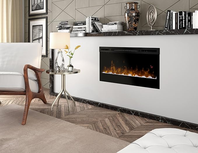 Prism Linear 34" Electric Fireplace - Acrylic Ice - Model BLF3451
