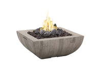 American Fyre Designs 36" Reclaimed Wood Bordeaux Square Fire Bowl