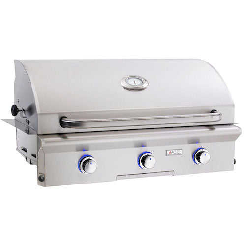 American Outdoor Grill 36-Inch L Series 3-Burner Built-In Gas Grill with Rotisserie Backburner
