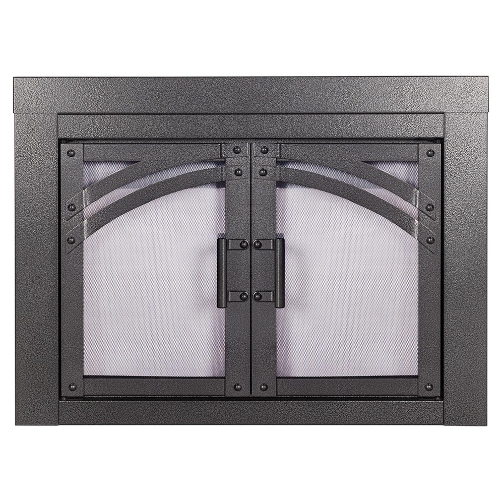 Alexander Natural Iron Masonry Fireplace Door | Standard Sizes