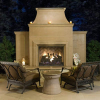 American Fyre Designs Grand Cordova 110" Vent-Free Outdoor Gas Fireplace