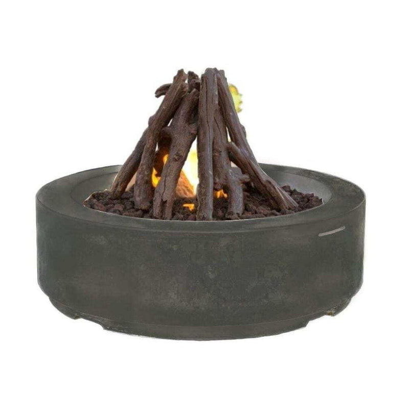American Fyre Designs 48" Louvre Round Gas Fire Pit