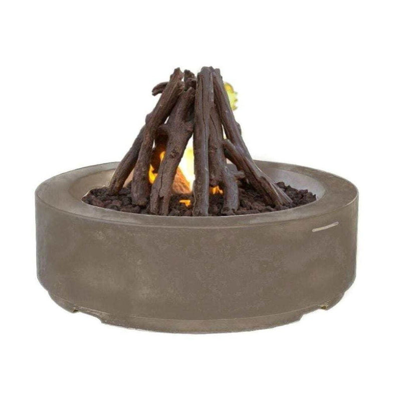 American Fyre Designs 48" Louvre Round Gas Fire Pit