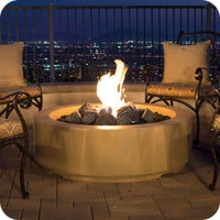 American Fyre Designs 48" Louvre Round Gas Fire Pit