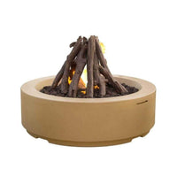 American Fyre Designs 48" Louvre Round Gas Fire Pit