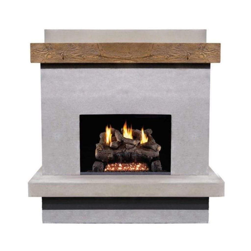 American Fyre Designs 68" Brooklyn Smooth Vent-Free Outdoor Gas Fireplace