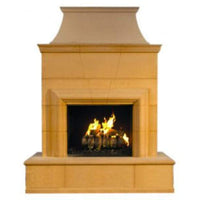 American Fyre Designs Cordova 76" Vented Outdoor Gas Fireplace