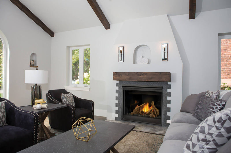 Napoleon Ascent 42 gas fireplace lifestyle room set