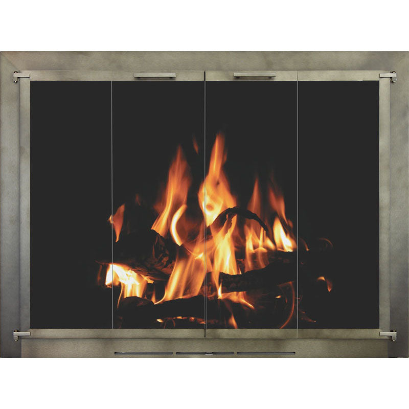 Bar Iron Masonry & Prefab Fireplace Doors