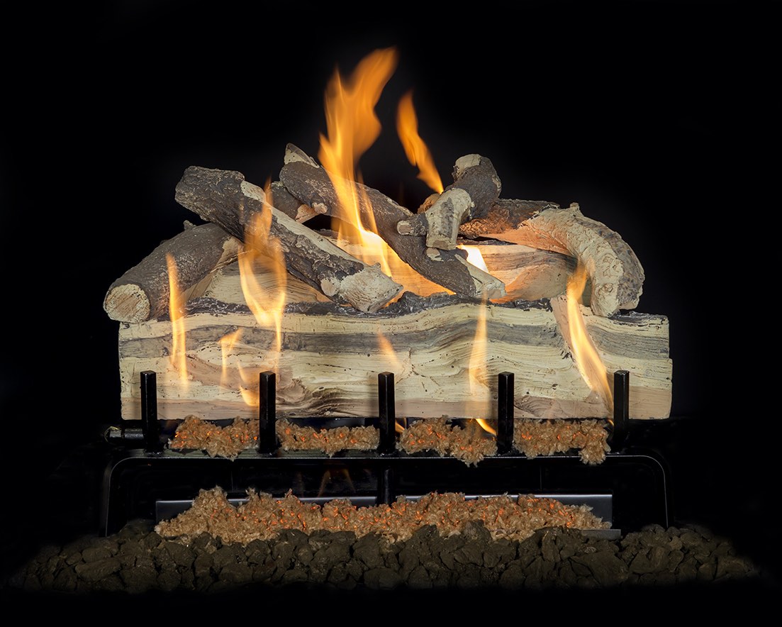 Blue Pine Split Vented Gas Log Set - Grand Canyon