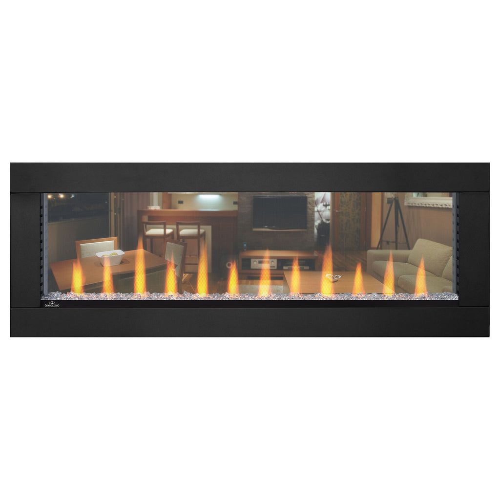 Clearion™ Elite 50 See Through Built-in Electric Fireplace