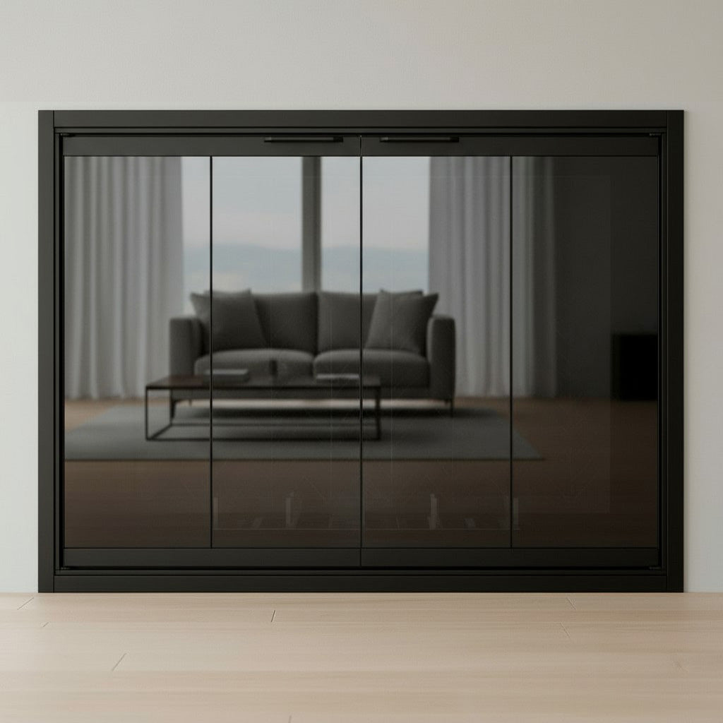 Cabot - Steel Masonry Fireplace Glass Doors