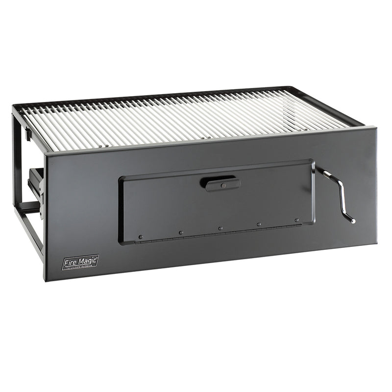 Fire Magic Lift-A-Fire 24-Inch Built-In Charcoal Grill