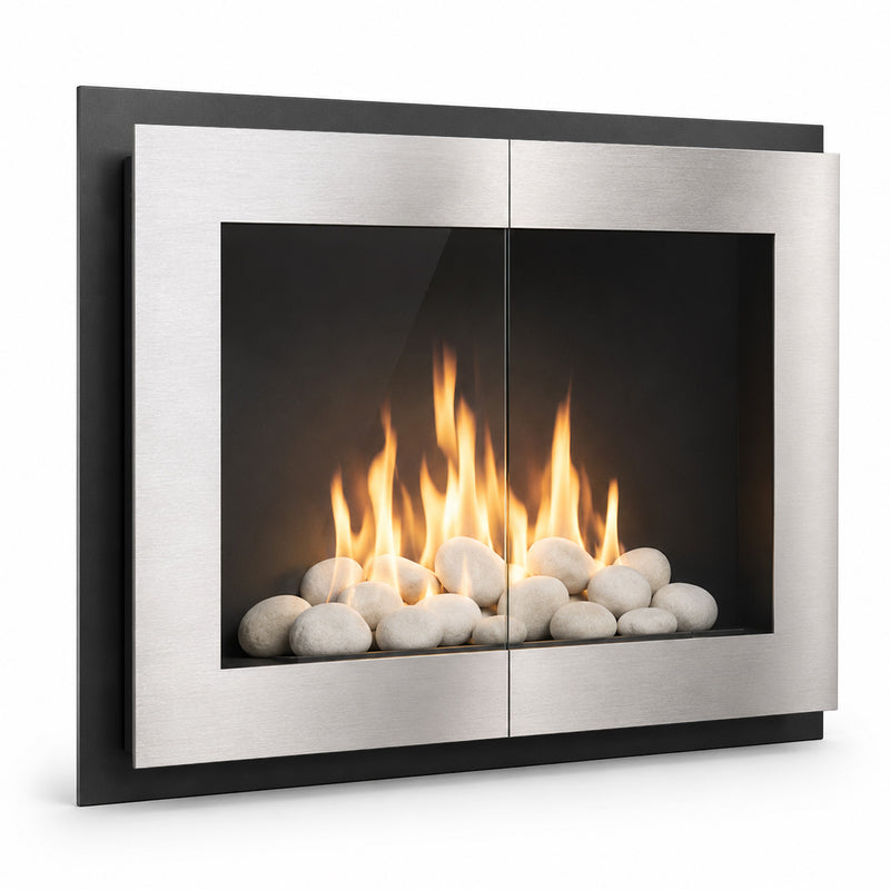 Brooklyn - Single Panel Masonry and Prefab Fireplace Doors | Custom