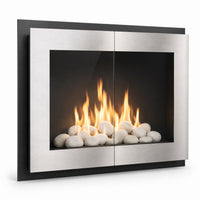 Brooklyn - Single Panel Masonry and Prefab Fireplace Doors | Custom