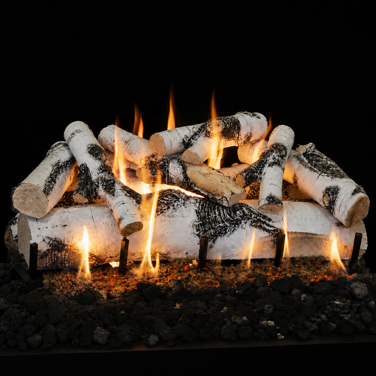 36" Quaking Aspen Outdoor Gas Log Set | Grand Canyon