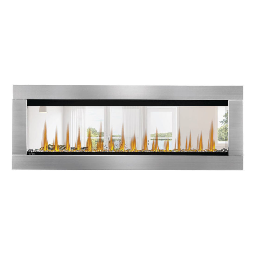 Clearion™ Elite 50 See Through Built-in Electric Fireplace