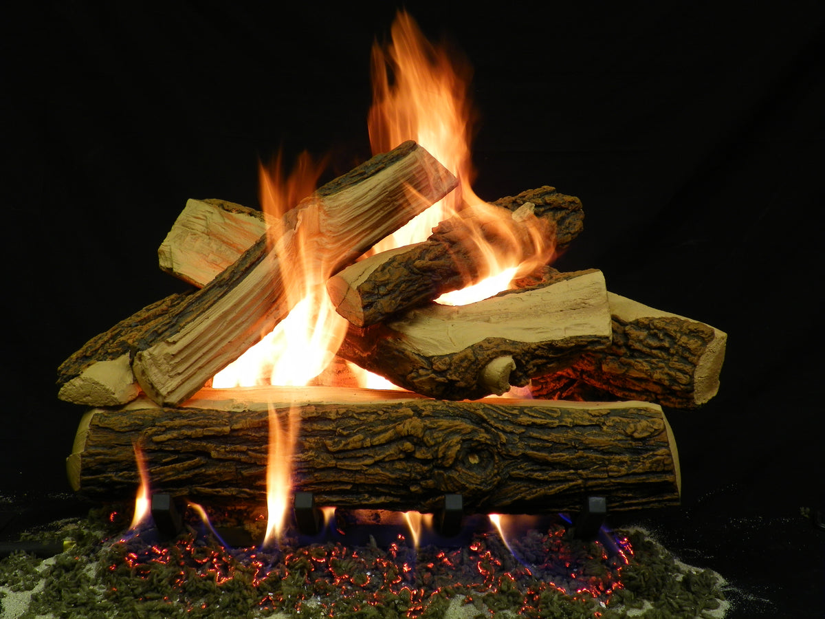 Country Split See-Through Vented Gas Log Set - Formation Creation