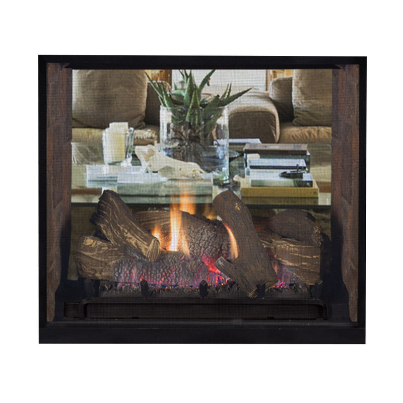 Superior DRT63ST 40" See-Through Power-Vent Direct Vent Gas Fireplace - Model DRT63ST-B-PV
