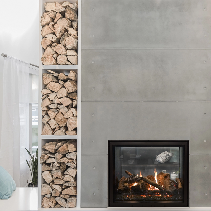 Empire Rushmore TruFlame See-Through 40" Direct Vent Gas Fireplace