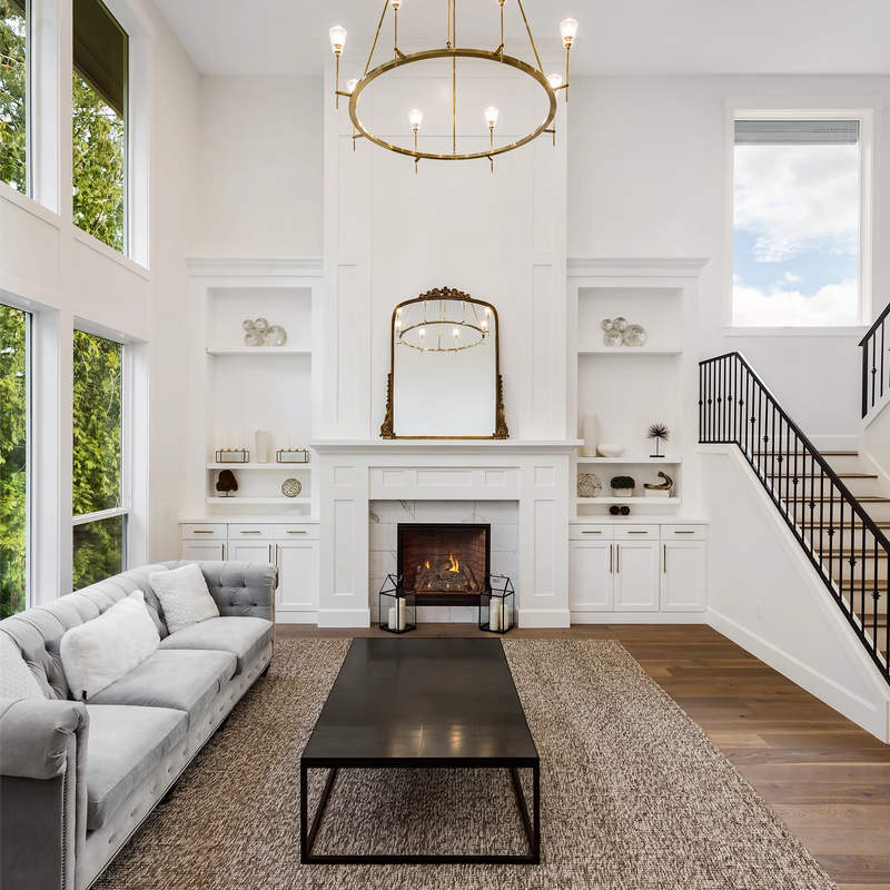 Empire Tahoe Clean-Face Luxury with rustic brick liner, full view