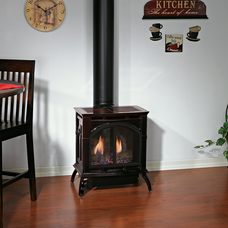 Empire Compact Cast Iron 20" Direct Vent Gas Stove - Model DVP20CC