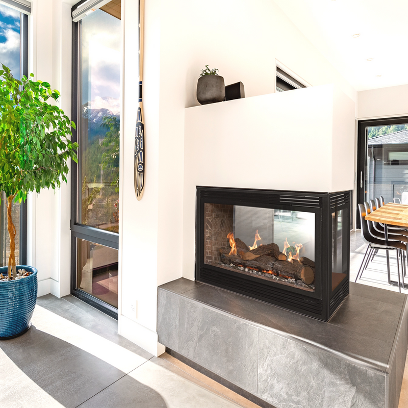 Empire Tahoe Premium multi-sided fireplace (peninsula variant shown)