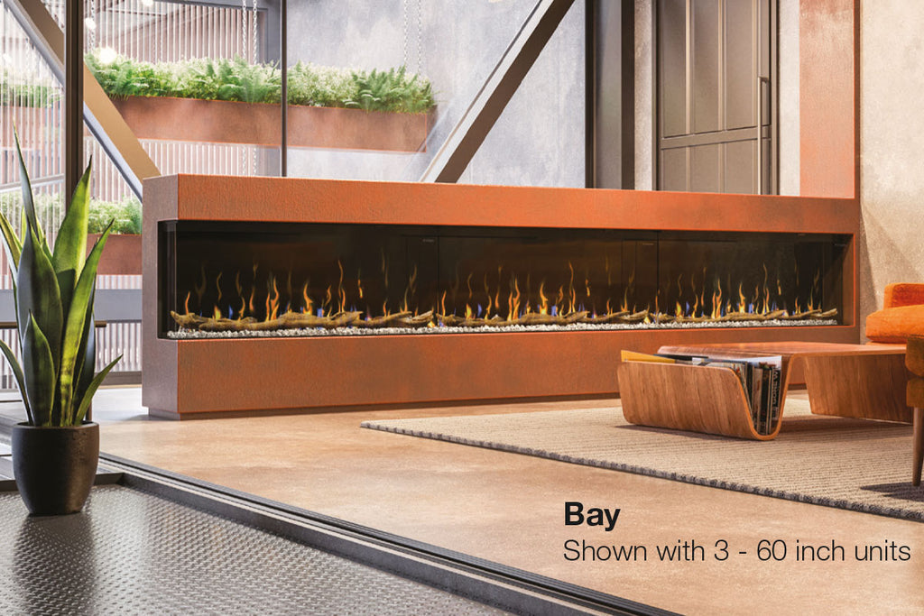 Dimplex IgniteXL Bold 100" Smart Linear Multi-Side View Built-In Electric Fireplace - Model XLF10017-XD