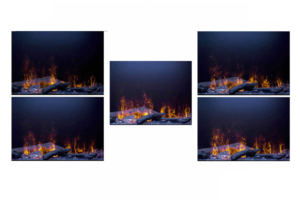 Dimplex 66'' Opti-Myst Linear Built-In Electric Fireplace - Model OLF66-AM