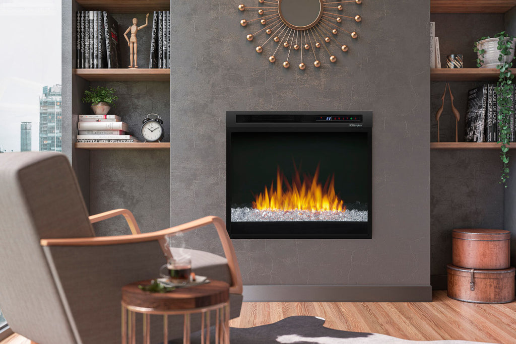 Dimplex 28" Multi-Fire XHD Plug-in Electric Firebox Glass Ember Bed - Model XHD28G