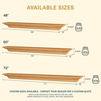 Kenton Wood Mantel Shelf Kit Unfinished