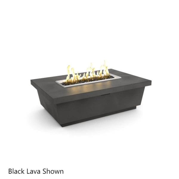 Contempo 52" Rectangle Concrete Fire Pit Table | American Fyre Designs